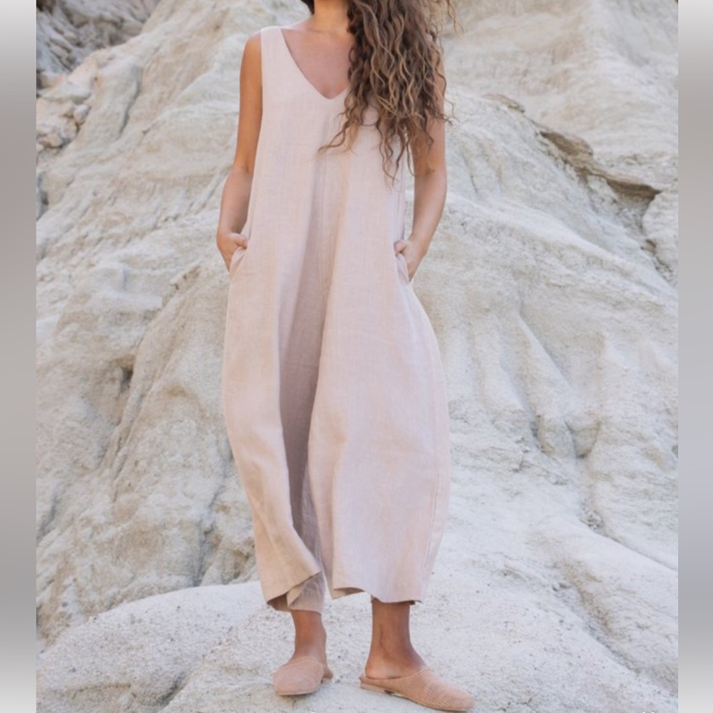 Ozma of California Vanessa Jumpsuit S in Dusk